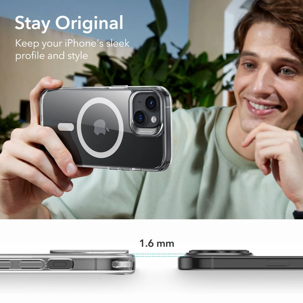 Hurtownia GSM - Etui ESR Classic Hybrid HaloLock Magsafe Apple iPhone 15 Plus / 14 Plus Átlátszó - ESR689 - {ean13} - Hurt