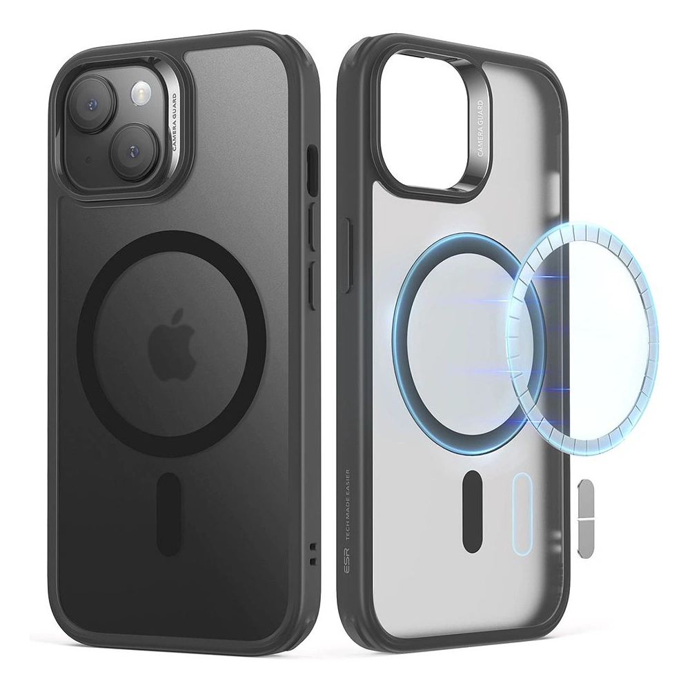 Hurtownia GSM - Etui ESR Classic Hybrid HaloLock Magsafe Apple iPhone 15 Plus / 14 Plus Negru Înghețat - ESR691 - {ean13} - Hurt