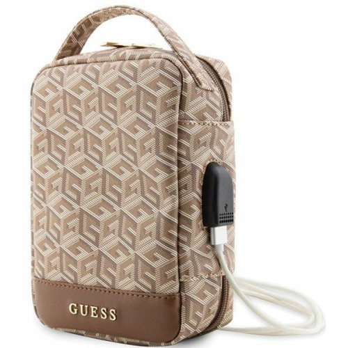 Guess Distributor - 3666339120269 - GUE2804 - Guess GUHBHGCFSEW handbag GCube Stripe brown - B2B homescreen