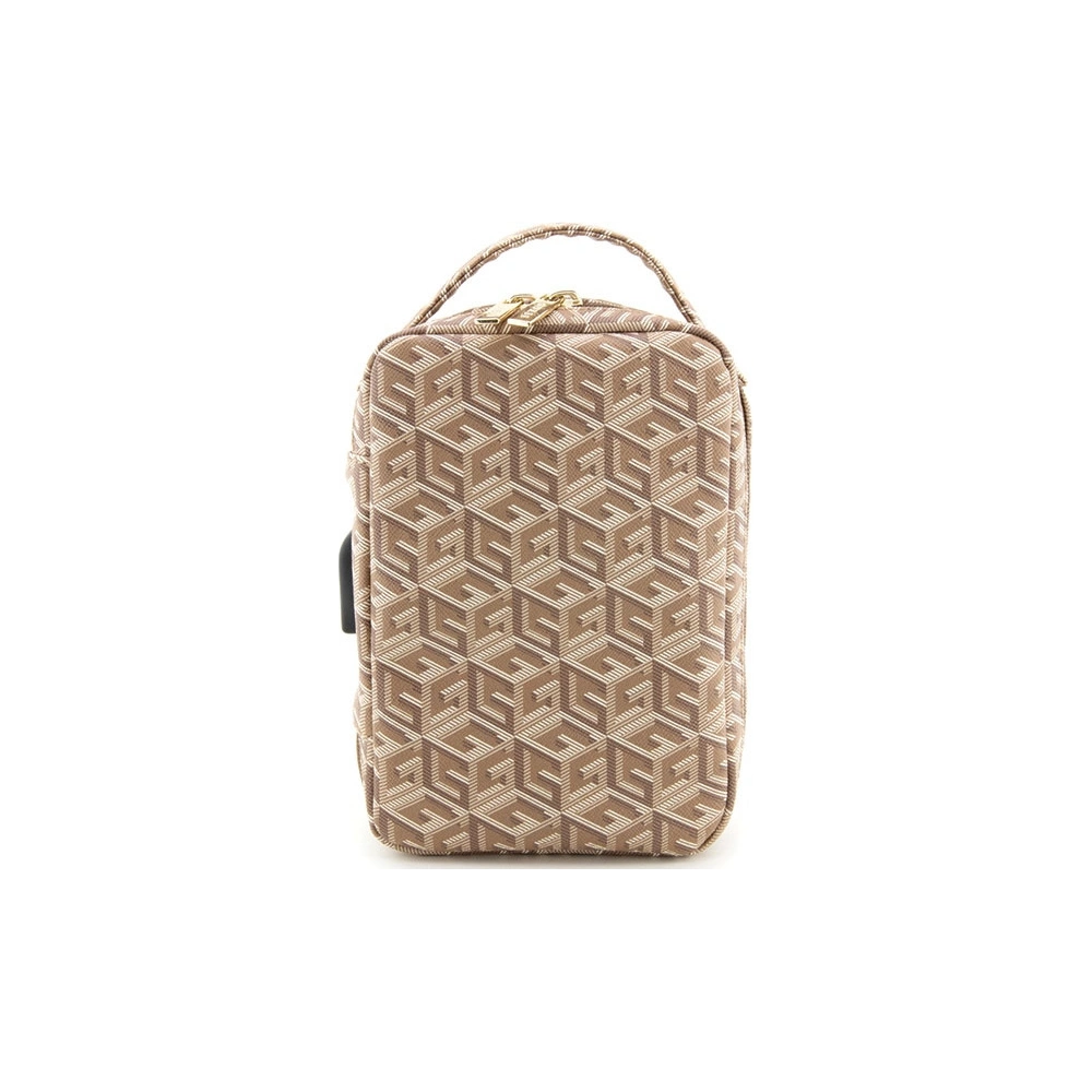 Hurtownia GSM - Torba Guess GUHBHGCFSEW GCube Stripe brązowy/brown - GUE2804 - {ean13} - Hurt