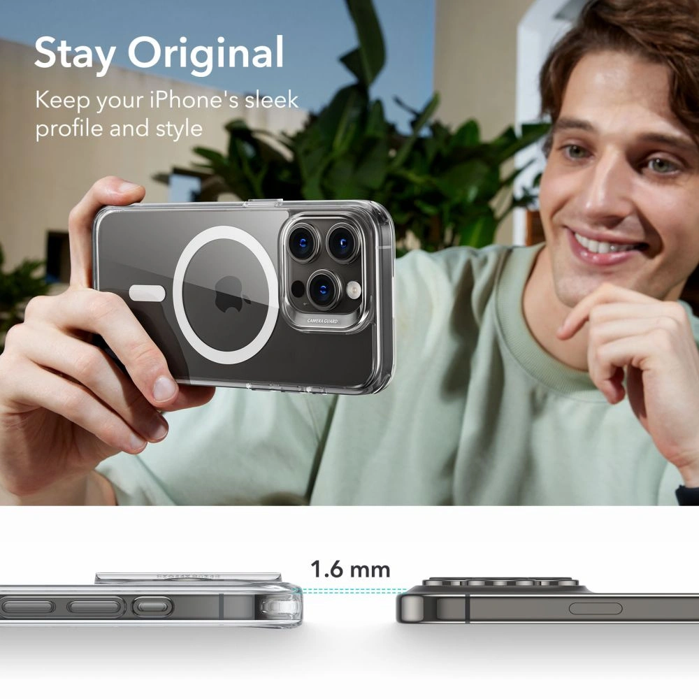 Hurtownia GSM - Etui ESR Classic Hybrid HaloLock Magsafe Apple iPhone 15 Pro Max átlátszó - ESR694 - {ean13} - Hurt