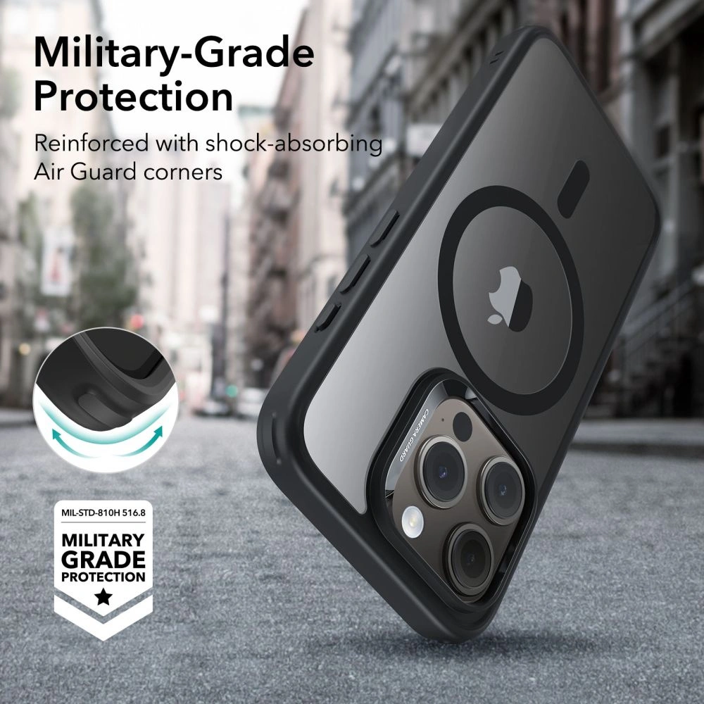 Wholesale ESR Classic Hybrid HaloLock Magsafe Apple iPhone 15 Pro Max clear/black - ESR695 - {ean13} - Hurt