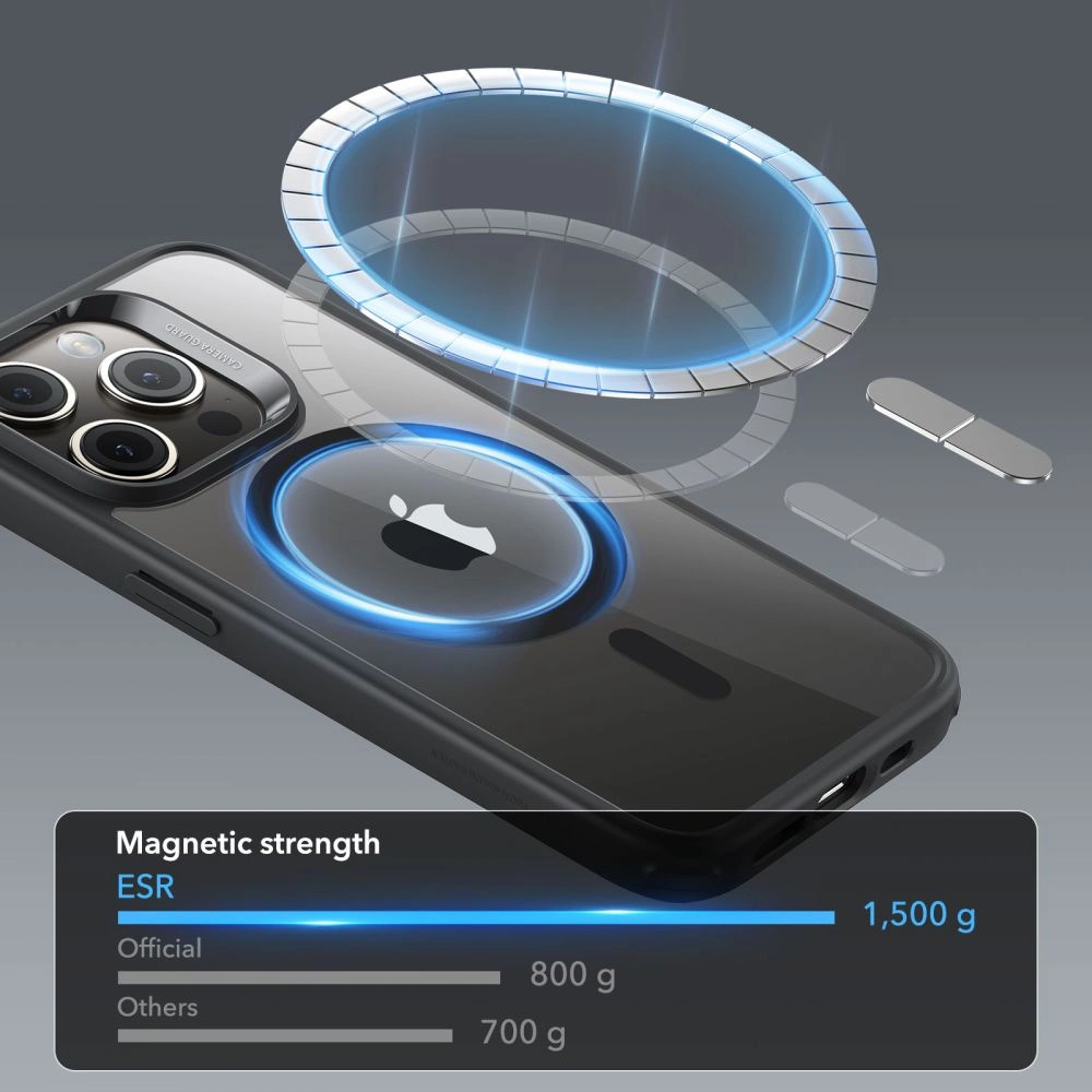 Wholesale ESR Classic Hybrid HaloLock Magsafe Apple iPhone 15 Pro Max clear/black - ESR695 - {ean13} - Hurt