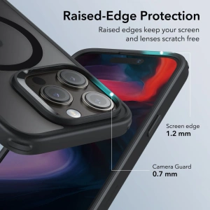 Wholesale ESR Classic Hybrid HaloLock Magsafe Apple iPhone 15 Pro Max frosted black - ESR696 - {ean13} - Hurt