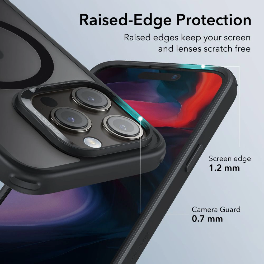 Hurtownia GSM - Case ESR Classic Hybrid HaloLock Magsafe Apple iPhone 15 Pro Max frosted black - ESR696 - {ean13} - Hurt