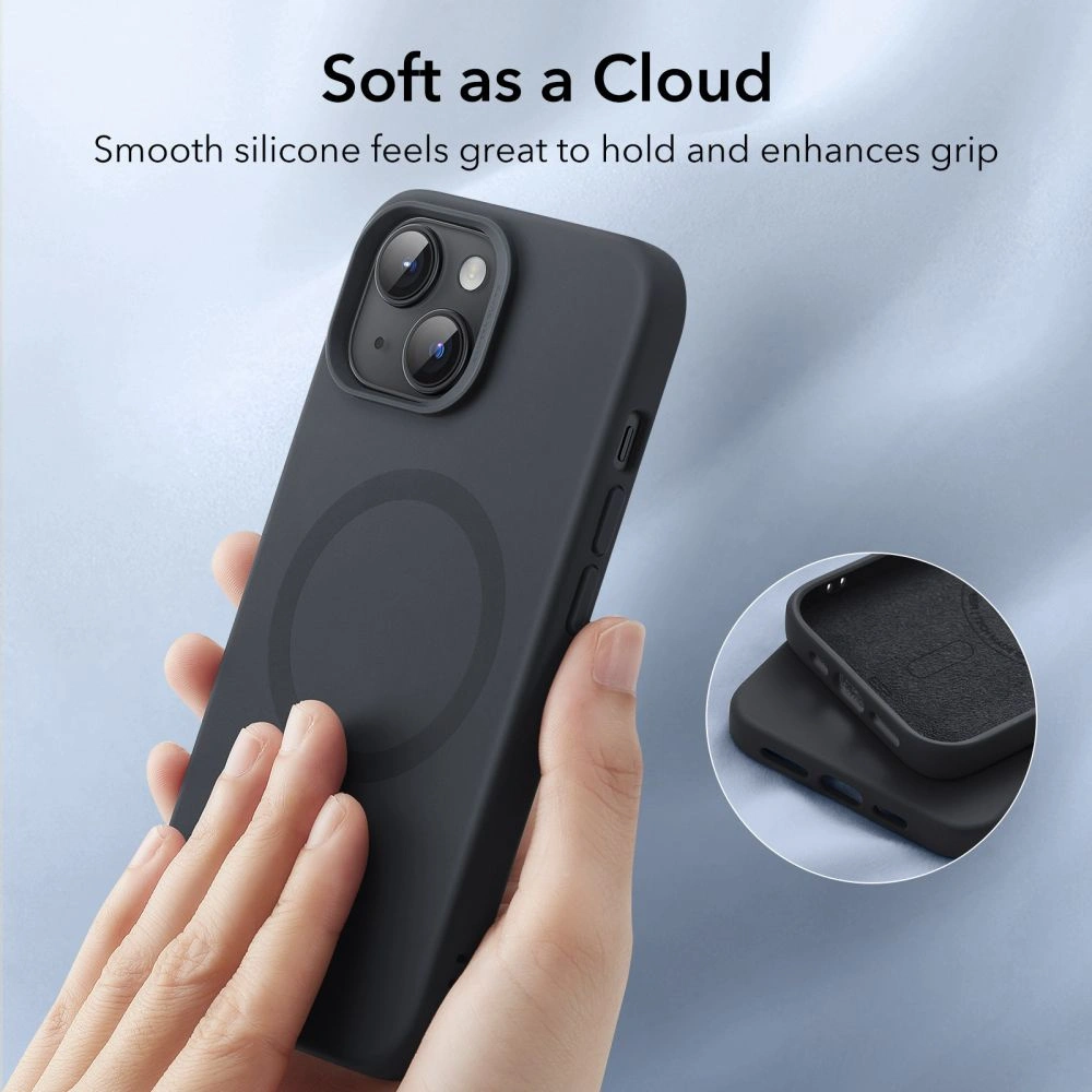 Hurtownia GSM - Etui ESR Cloud Halolock Magsafe Apple iPhone 15 Plus / 14 Plus negru - ESR698 - {ean13} - Hurt