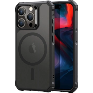 Hurtownia GSM - Etui ESR Air Armor Halolock MagSafe Apple iPhone 15 Pro Negru Înghețat - ESR704 - {ean13} - Hurt