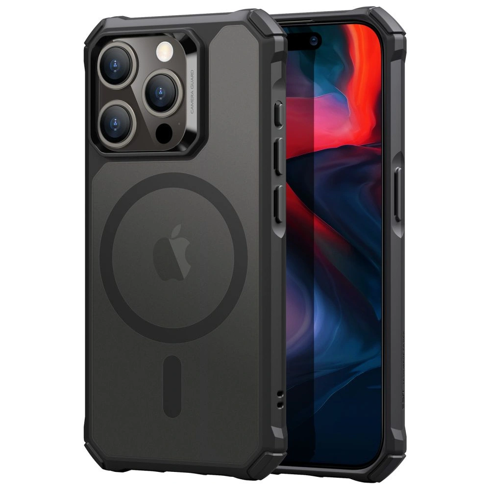 Hurtownia GSM - Etui ESR Air Armor Halolock MagSafe Apple iPhone 15 Pro Mražená Černá - ESR704 - {ean13} - Hurt