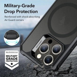 Hurtownia GSM - Etui ESR Air Armor Halolock MagSafe Apple iPhone 15 Pro Negru Înghețat - ESR704 - {ean13} - Hurt