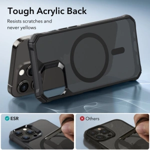 Hurtownia GSM - Etui ESR Air Armor Halolock MagSafe Apple iPhone 15 Pro Negru Înghețat - ESR704 - {ean13} - Hurt