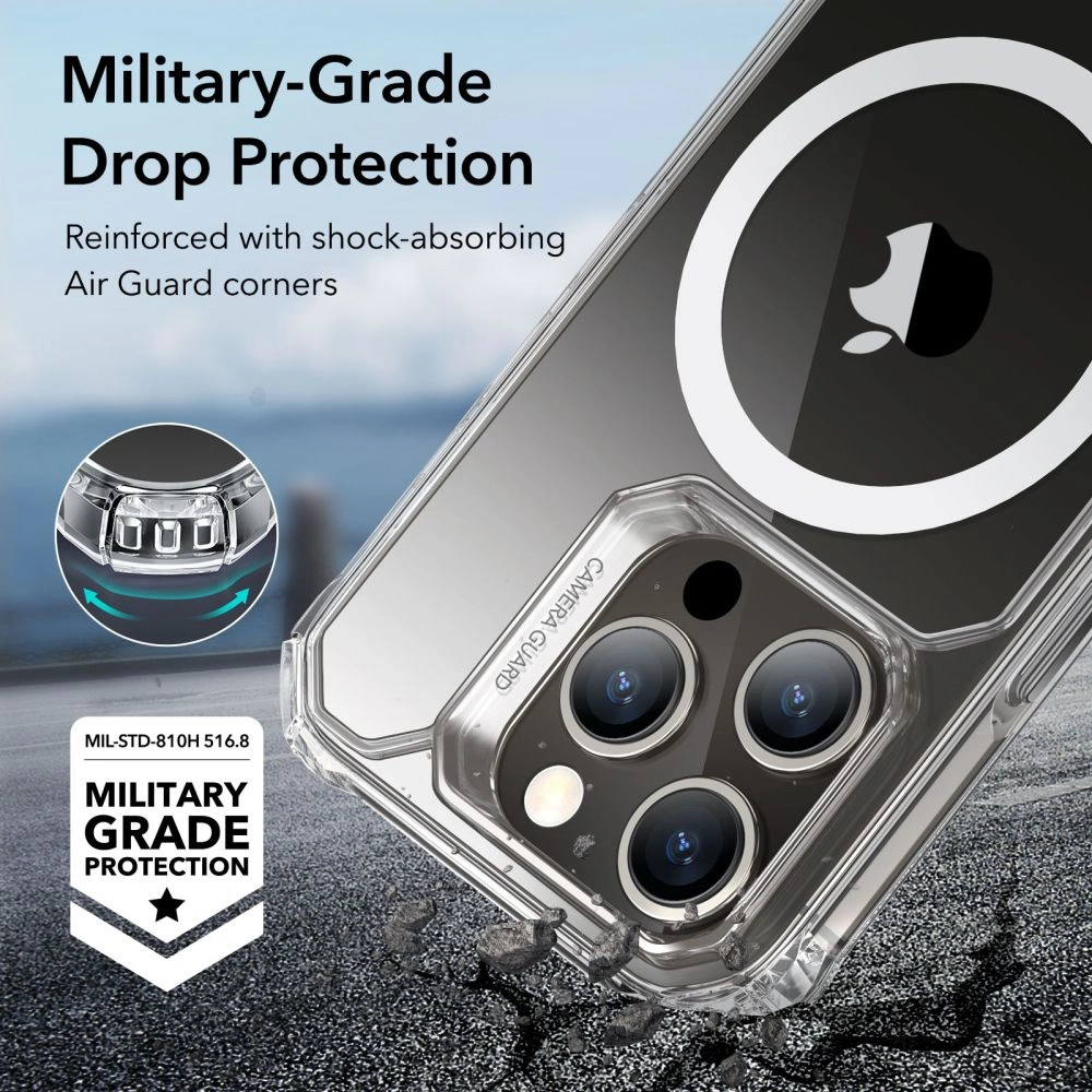 Hurtownia GSM - Etui ESR Air Armor Halolock MagSafe Apple iPhone 15 Pro Max Čiré - ESR705 - {ean13} - Hurt