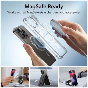 Wholesale ESR Air Armor Halolock MagSafe Apple iPhone 15 Pro Max Clear - ESR705 - {ean13} - Hurt