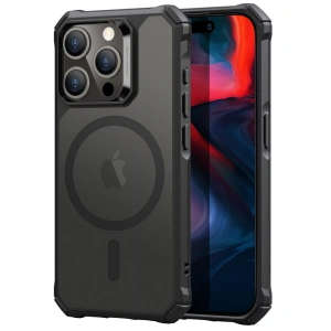 Etui ESR Air Armor Halolock MagSafe Apple iPhone 15 Pro Max Mražená černá