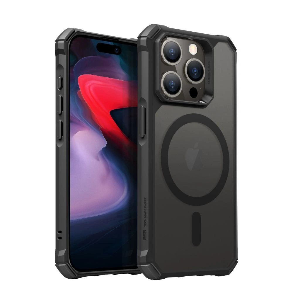 Hurtownia GSM - Etui ESR Air Armor Halolock MagSafe Apple iPhone 15 Pro Max Mražená černá - ESR706 - {ean13} - Hurt