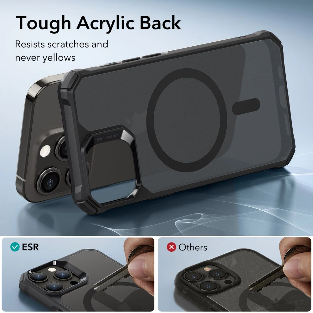 Hurtownia GSM - Etui ESR Air Armor Halolock MagSafe Apple iPhone 15 Pro Max Mražená černá - ESR706 - {ean13} - Hurt