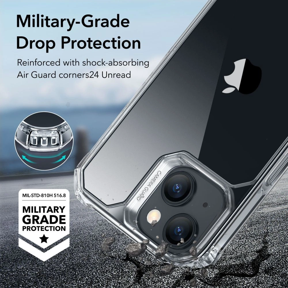 Wholesale ESR Air Armor Apple iPhone 15 Clear - ESR712 - {ean13} - Hurt
