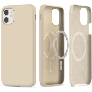 Etui Tech-Protect Silicone MagSafe Apple iPhone 11 Beige