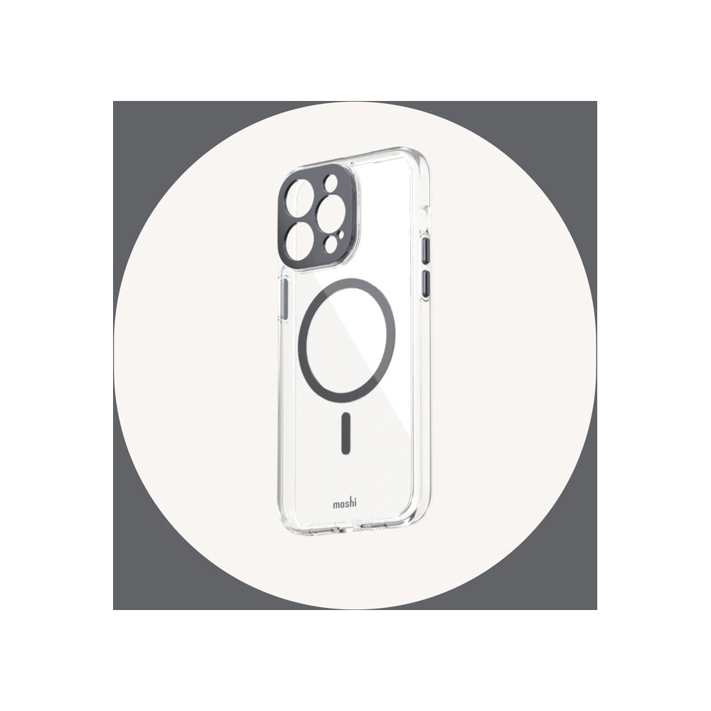 Wholesale Moshi iGlaze MagSafe Apple iPhone 15 Plus / 14 Plus (Meteorite Gray) - MOSH303 - {ean13} - Hurt