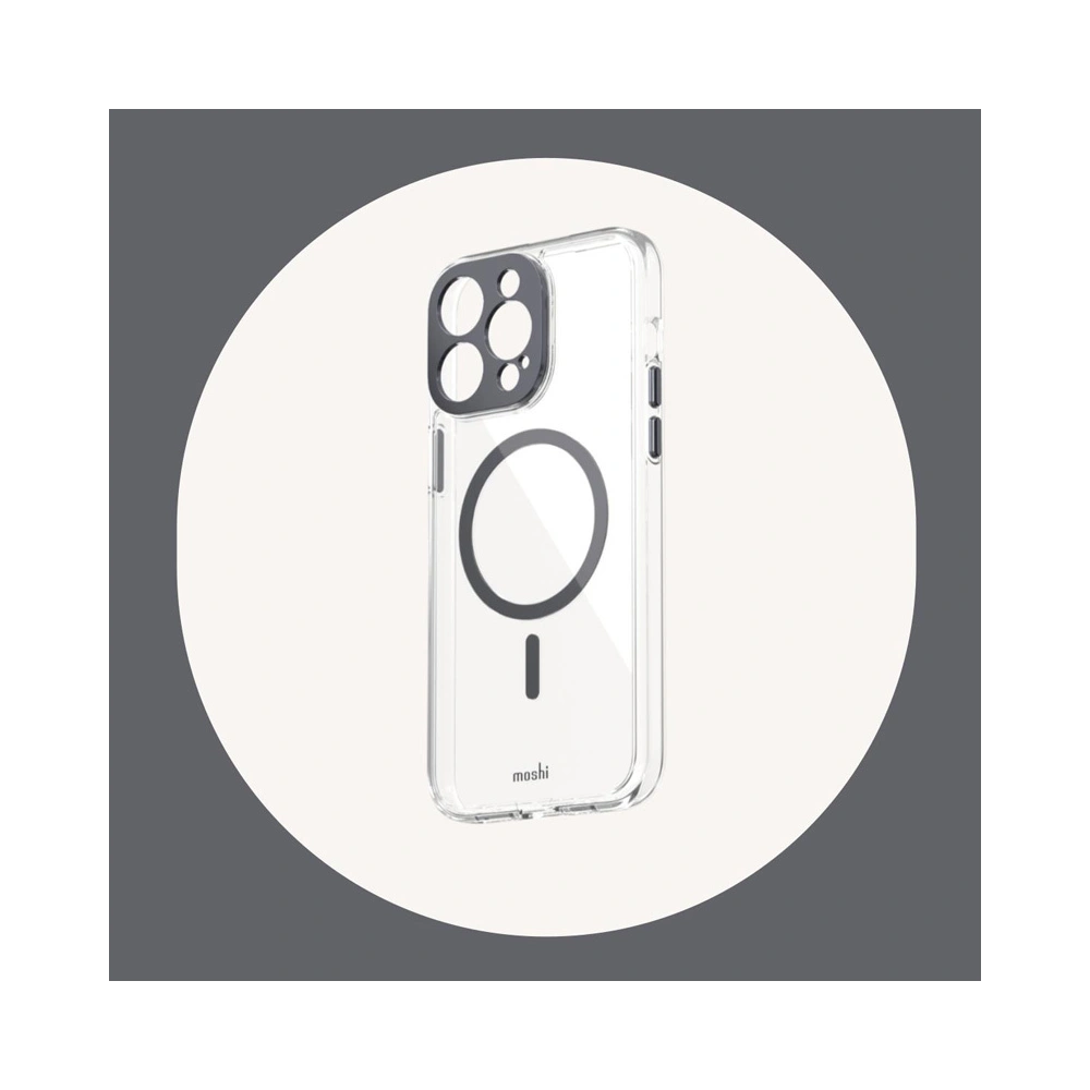 Hurtownia GSM - Etui Moshi iGlaze MagSafe Apple iPhone 15 Pro Max (Meteor Gray) - MOSH307 - {ean13} - Hurt