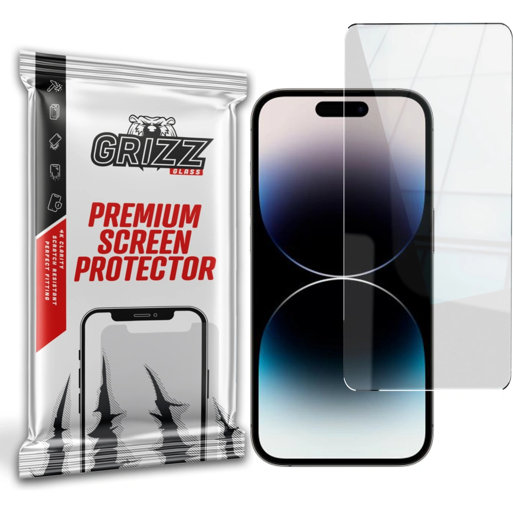 Hurtownia GSM - Szkło hybrydowe GrizzGlass HybridGlass do Apple iPhone 15 Pro - GRZ6602 - {ean13} - Hurt