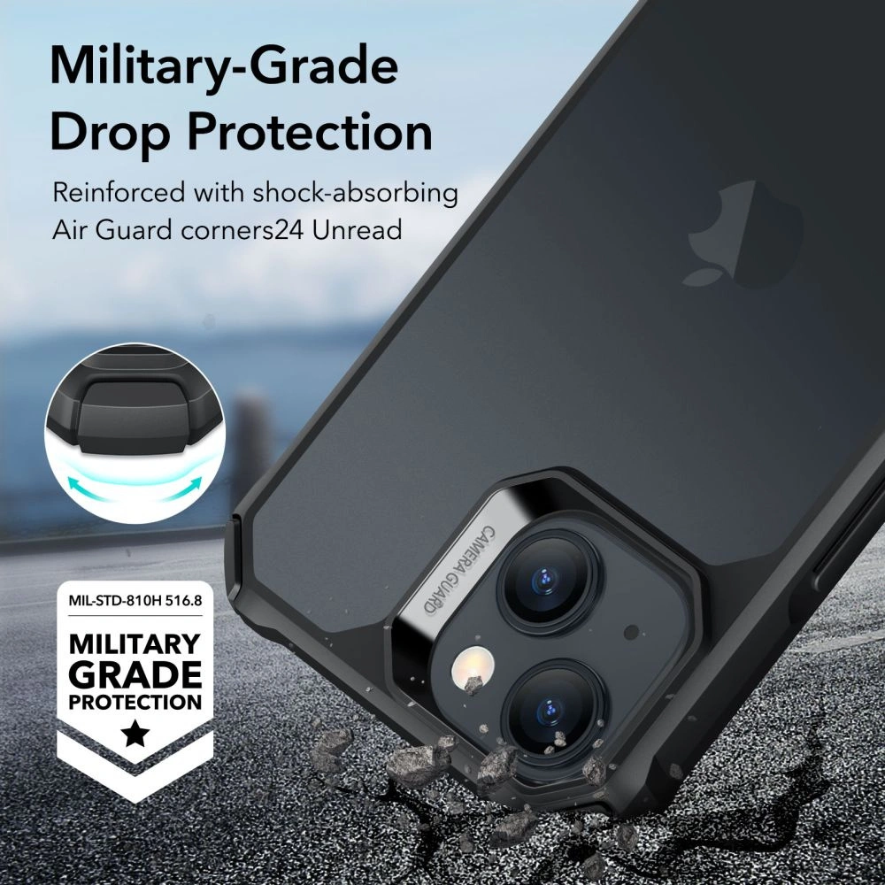 Hurtownia GSM - Case ESR Air Armor Apple iPhone 15 Frosted Black - ESR713 - {ean13} - Hurt