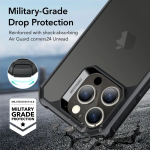 Hurtownia GSM - Etui ESR Air Armor Apple iPhone 15 Pro Negru Înghețat - ESR715 - {ean13} - Hurt