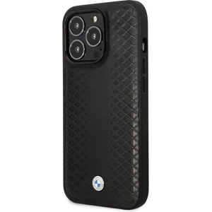 Hurtownia GSM - Etui BMW BMHCP14L22RFGK Apple iPhone 14 Pro Leather Diamond Pattern negru/black - BMW497 - {ean13} - Hurt