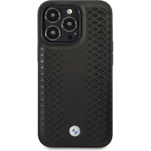 Hurtownia GSM - Etui BMW BMHCP14L22RFGK Apple iPhone 14 Pro Leather Diamond Pattern negru/black - BMW497 - {ean13} - Hurt