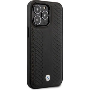 Hurtownia GSM - Etui BMW BMHCP14L22RFGK Apple iPhone 14 Pro Leather Diamond Pattern negru/black - BMW497 - {ean13} - Hurt