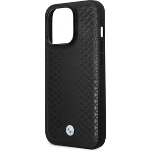 Hurtownia GSM - Etui BMW BMHCP14L22RFGK Apple iPhone 14 Pro Leather Diamond Pattern negru/black - BMW497 - {ean13} - Hurt