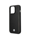 Hurtownia GSM - Case BMW BMHCP14L22RFGK Apple iPhone 14 Pro Leder Diamantmuster schwarz/black - BMW497 - {ean13} - Hurt
