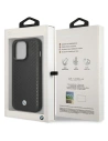 Hurtownia GSM - Case BMW BMHCP14L22RFGK Apple iPhone 14 Pro Leder Diamantmuster schwarz/black - BMW497 - {ean13} - Hurt