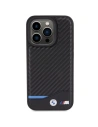 Wholesale BMW BMHCP15L22NBCK Apple iPhone 15 Pro Leather Carbon black - BMW498 - {ean13} - Hurt