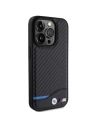 Wholesale BMW BMHCP15L22NBCK Apple iPhone 15 Pro Leather Carbon black - BMW498 - {ean13} - Hurt