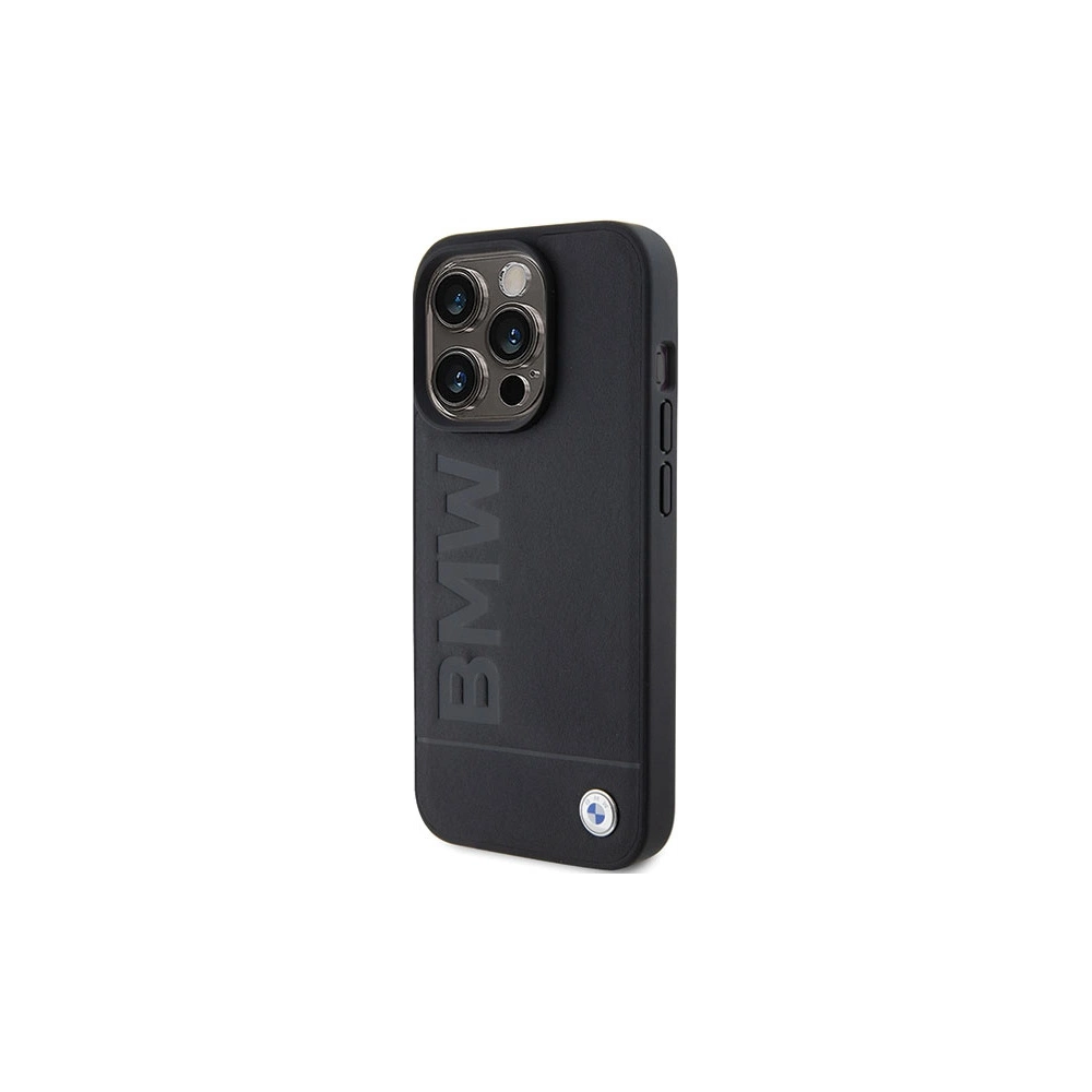Hurtownia GSM - Etui BMW BMHCP15LSLLBK Apple iPhone 15 Pro Leather Hot Stamp czarny/black - BMW499 - {ean13} - Hurt