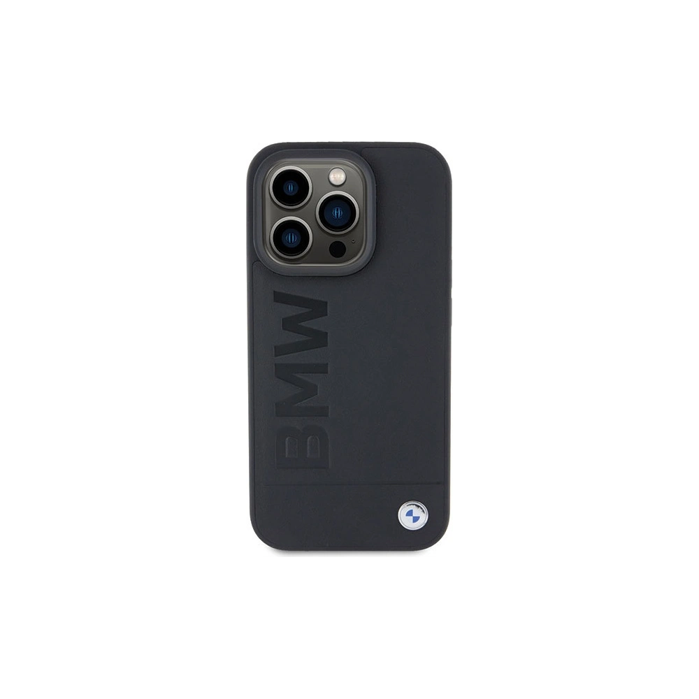 Hurtownia GSM - Case BMW BMHCP15LSLLBK Apple iPhone 15 Pro Leder Heißprägung schwarz/black - BMW499 - {ean13} - Hurt