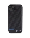 Hurtownia GSM - Etui BMW BMHCP15M22NBCK Apple iPhone 15 Plus / 14 Plus din piele carbon negru/black - BMW500 - {ean13} - Hurt