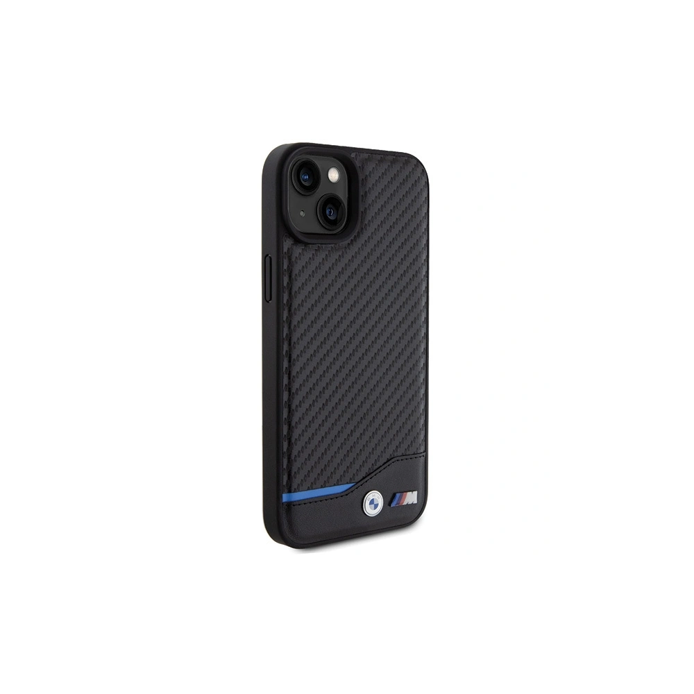 Hurtownia GSM - Case BMW BMHCP15M22NBCK Apple iPhone 15 Plus / 14 Plus Leder Carbon schwarz/black - BMW500 - {ean13} - Hurt