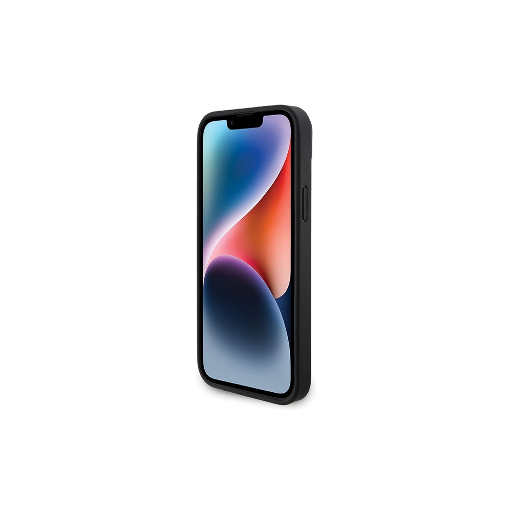 Hurtownia GSM - Etui BMW BMHCP15M22NBCK Apple iPhone 15 Plus / 14 Plus bőr szénfekete/black - BMW500 - {ean13} - Hurt