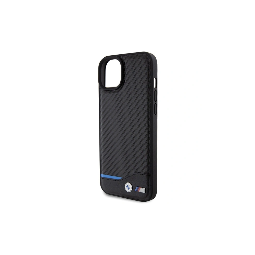 Hurtownia GSM - Case BMW BMHCP15M22NBCK Apple iPhone 15 Plus / 14 Plus Leder Carbon schwarz/black - BMW500 - {ean13} - Hurt