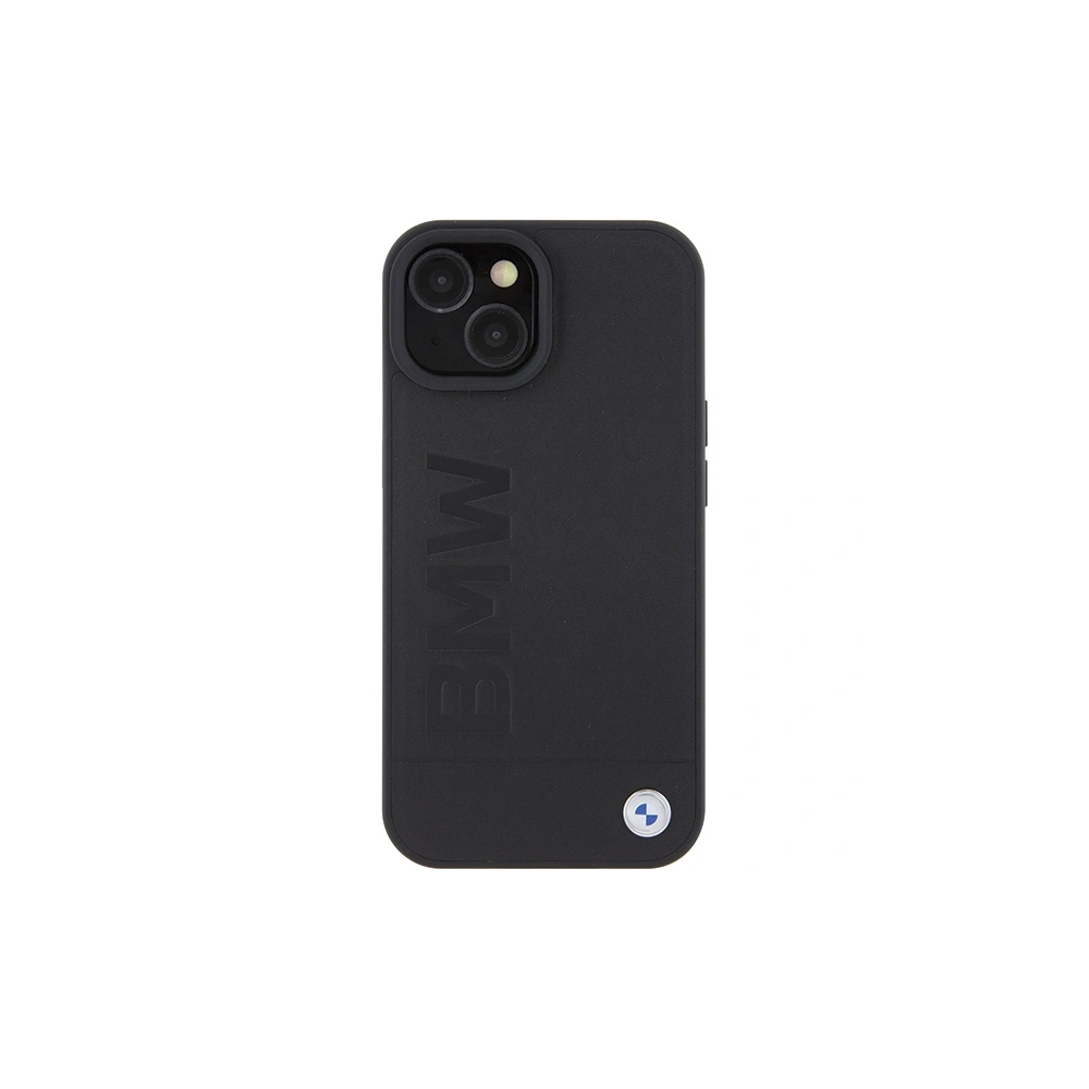 Hurtownia GSM - Etui BMW BMHCP15MSLLBK Apple iPhone 15 Plus / 14 Plus bőrszíj forró bélyegzés fekete/black - BMW501 - {ean13} - Hurt