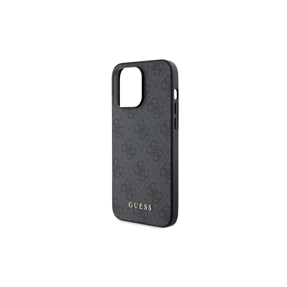Hurtownia GSM - Case Guess GUHCP15LG4GFGR Apple iPhone 15 Pro Hartschale 4G Metall Gold Logo grau/grey - GUE2806 - {ean13} - Hurt