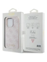 Hurtownia GSM - Etui Guess GUHCP15LG4GFPI Apple iPhone 15 Pro hard case 4G Metal Gold Logo różowy/pink - GUE2807 - {ean13} - Hurt