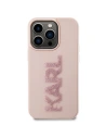 Wholesale Karl Lagerfeld KLHCP15L3DMBKCP Apple iPhone 15 Pro hardcase 3D Rubber Glitter Logo pink - KLD1645 - {ean13} - Hurt