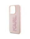 Wholesale Karl Lagerfeld KLHCP15L3DMBKCP Apple iPhone 15 Pro hardcase 3D Rubber Glitter Logo pink - KLD1645 - {ean13} - Hurt