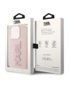Wholesale Karl Lagerfeld KLHCP15L3DMBKCP Apple iPhone 15 Pro hardcase 3D Rubber Glitter Logo pink - KLD1645 - {ean13} - Hurt