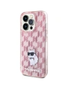 Wholesale Karl Lagerfeld KLHCP15LHNCMKLP Apple iPhone 15 Pro hardcase Monogram Choupette pink - KLD1647 - {ean13} - Hurt