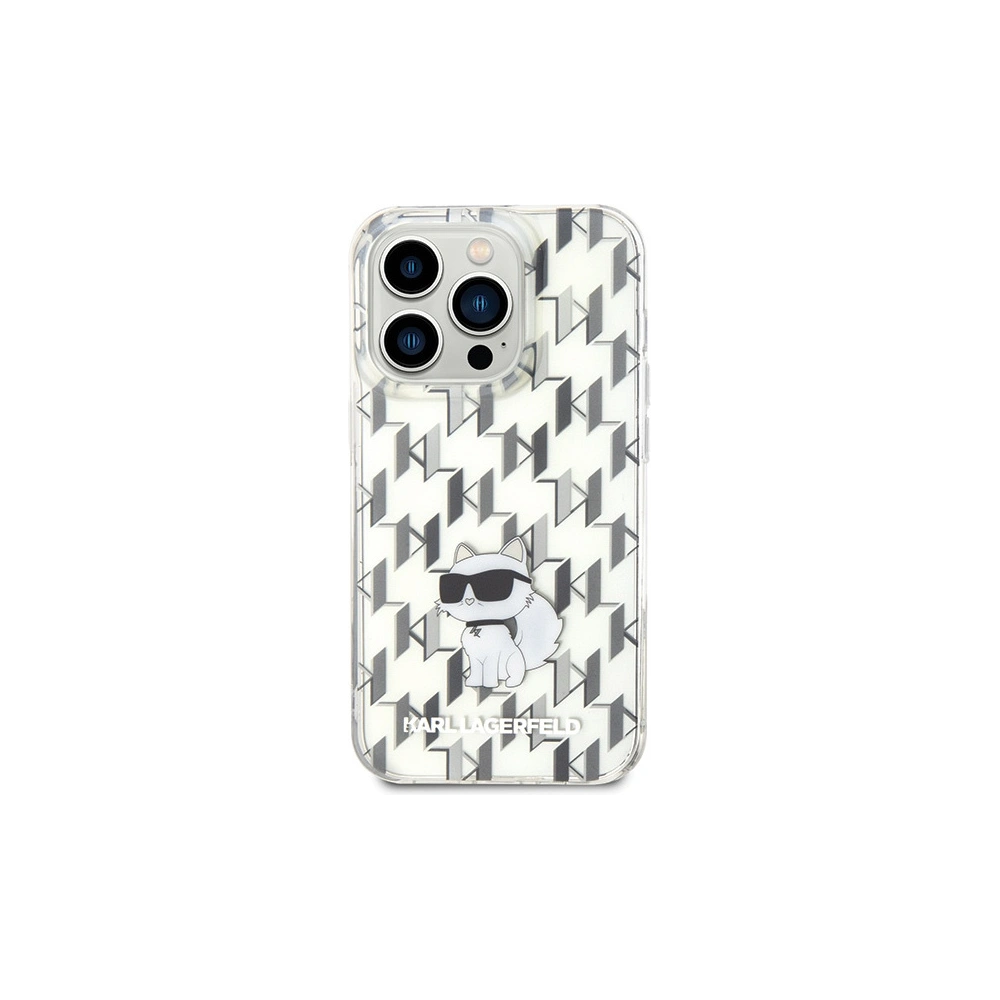 Wholesale Karl Lagerfeld KLHCP15LHNCMKLT Apple iPhone 15 Pro hardcase Monogram Choupette transparent - KLD1648 - {ean13} - Hurt