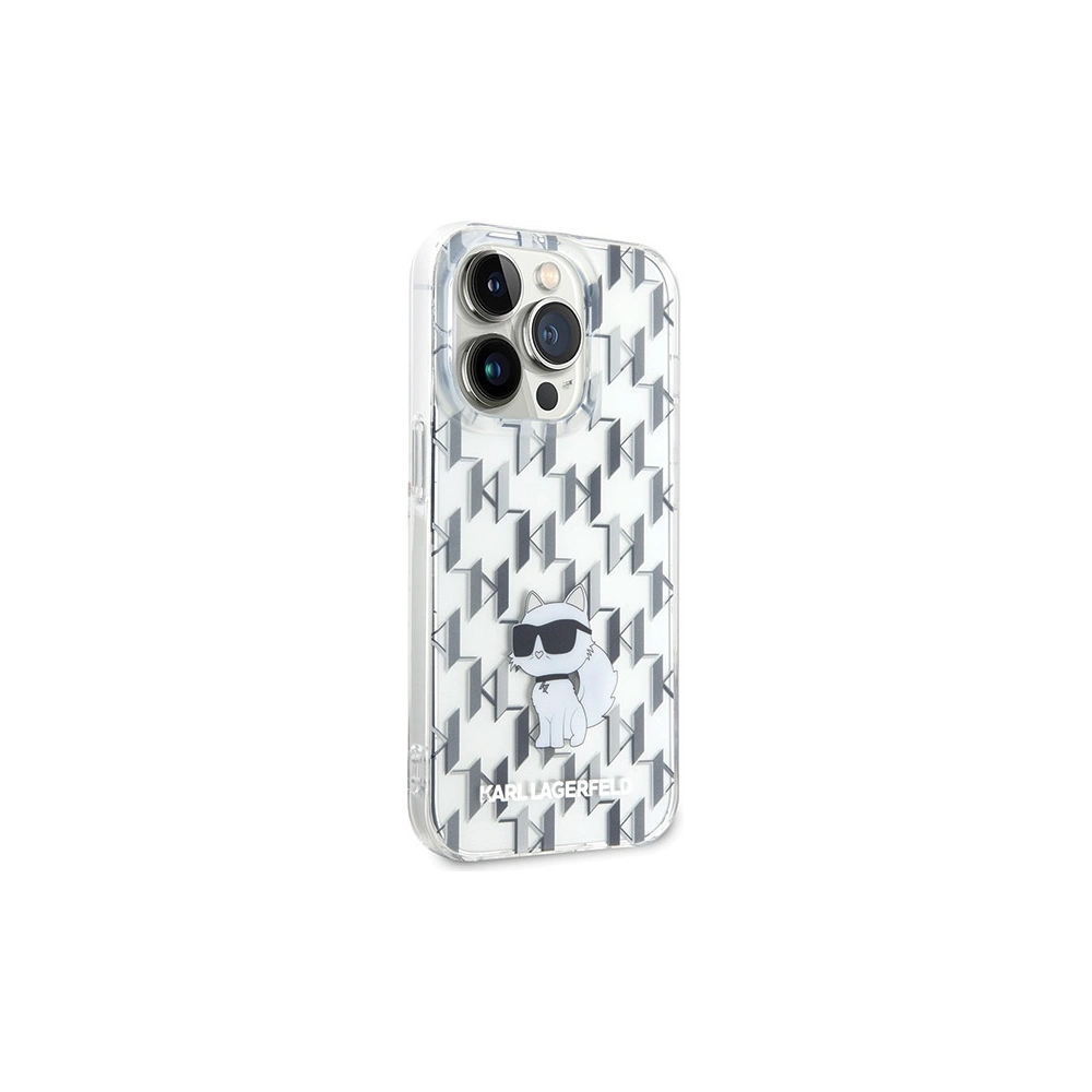 Wholesale Karl Lagerfeld KLHCP15LHNCMKLT Apple iPhone 15 Pro hardcase Monogram Choupette transparent - KLD1648 - {ean13} - Hurt