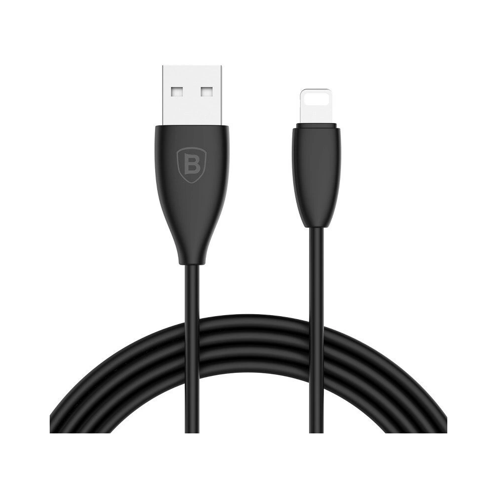 Wholesale Baseus Small Pretty Waist USB-A to Lightning Cable 2A 1.2m Black - BSU279BLK - {ean13} - Hurt